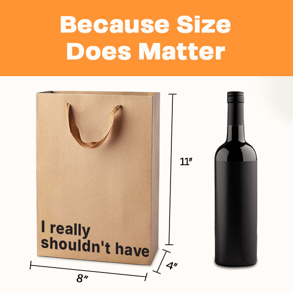 "I really shouldn't have " Gift Bag - Offensive Crayons