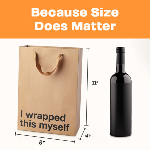 "Wrapped this myself" Gift Bag - Offensive Crayons