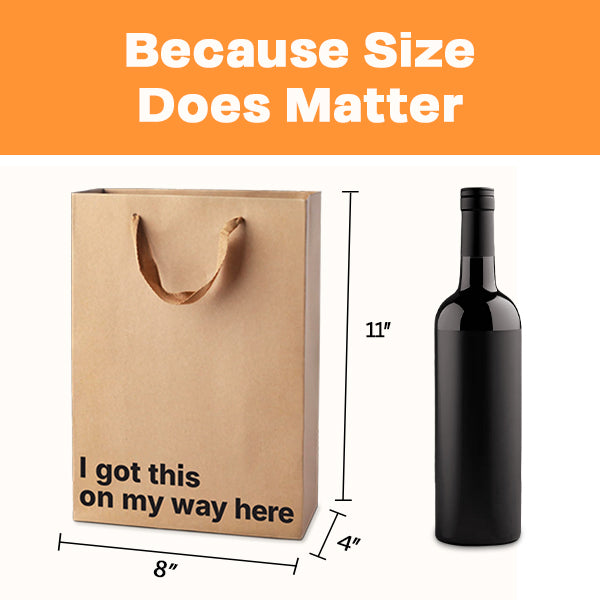"I Got This On My Way Here" Gift Bag - Offensive Crayons