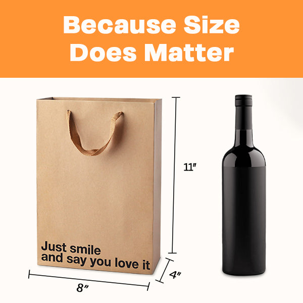 "Just Smile" Gift Bag - Offensive Crayons