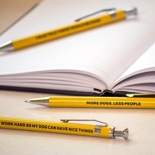 3pc Dog People Pen Set - Offensive Crayons