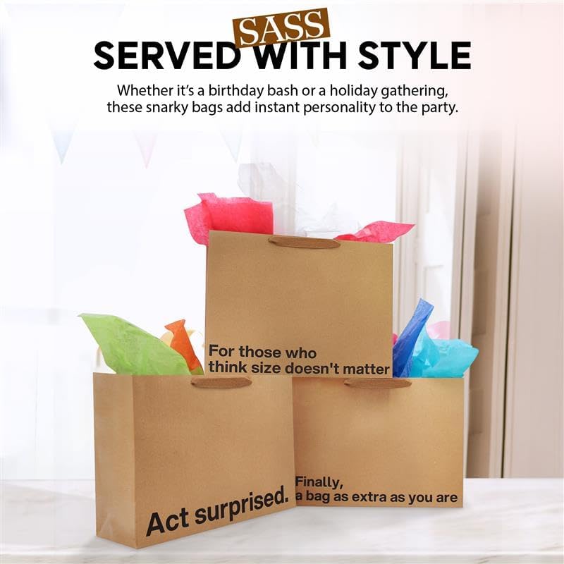 Large Funny Gift Bag Set #2 - Offensive Crayons