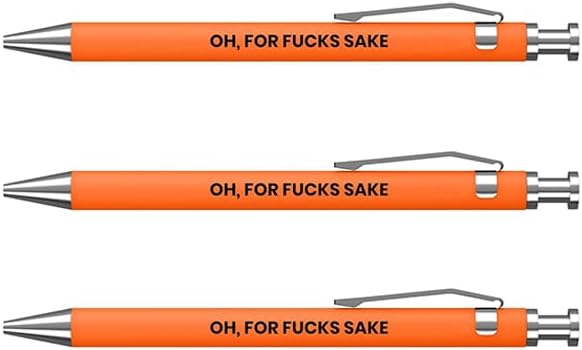 3pc Swear Word Pen Set - Offensive Crayons