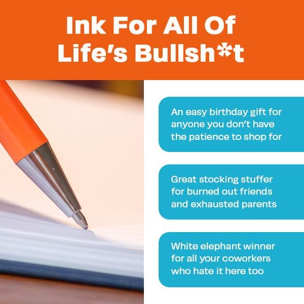 3pc Swear Word Pen Set - Offensive Crayons