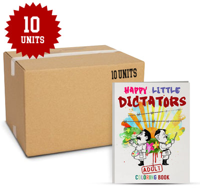 Happy Little Dictator Coloring Book, 10 pc - Offensive Crayons
