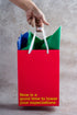 5 Kraft gift bags with funny and sarcastic sayings, perfect for unique gifting.