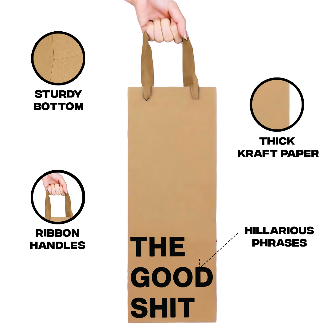 "The good shit" Wine Gift Bag