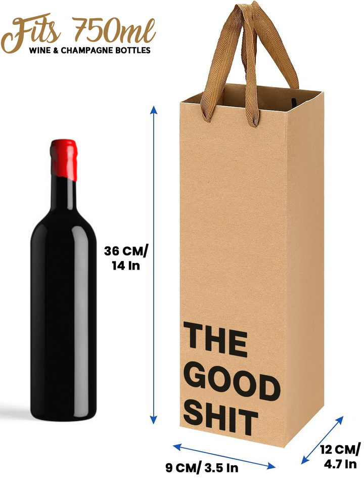 "The good shit" Wine Gift Bag