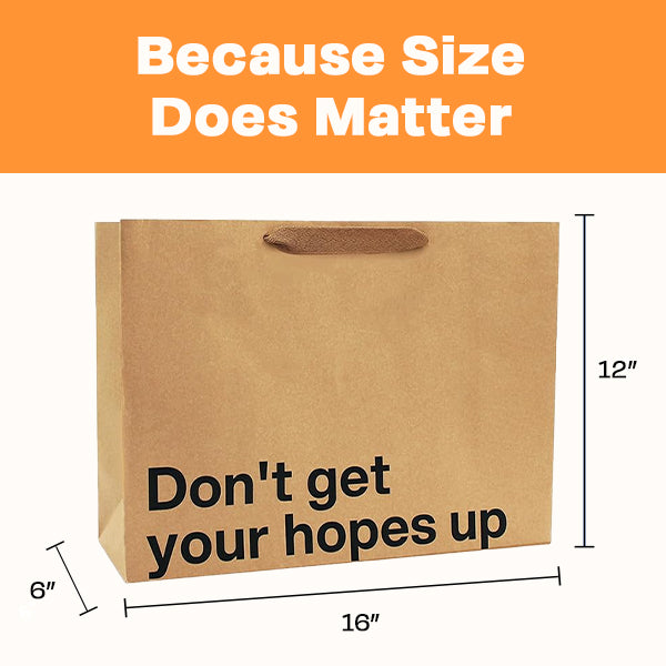 Large Funny Gift Bag Set #1 - Offensive Crayons
