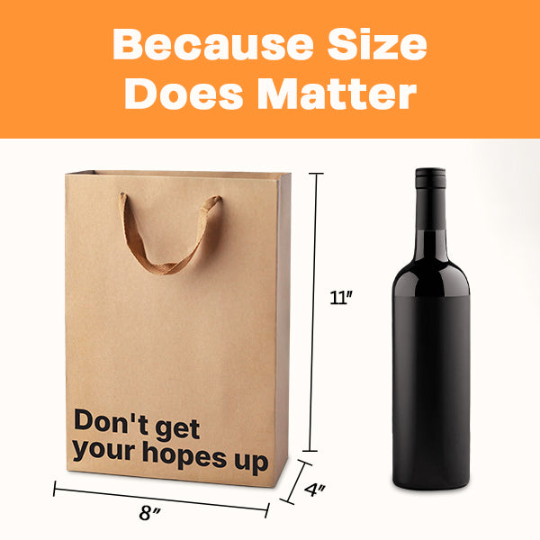 "Don't Get Your Hopes Up" Gift Bag - Offensive Crayons