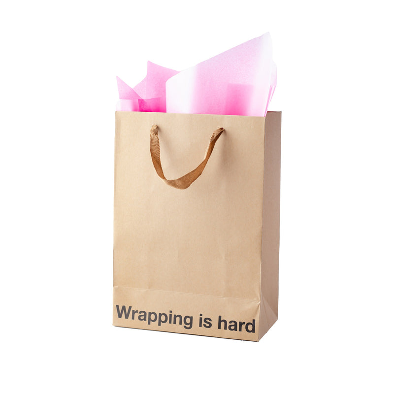 "Wrapping is hard" Gift Bag - Offensive Crayons