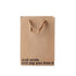 "Just Smile" kraft gift bag – Funny and unique adult gift bag with a brown ribbon.