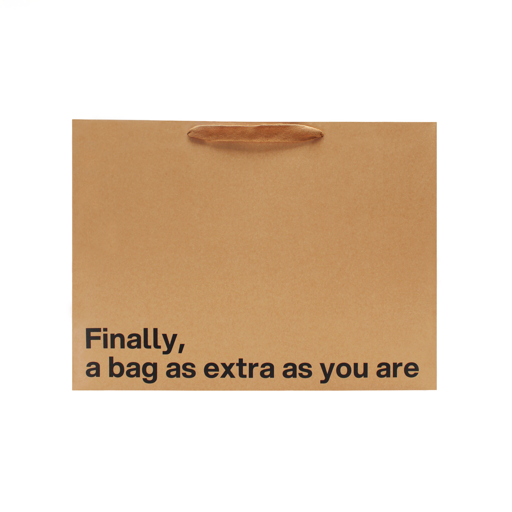 "Finally a bag as extra as you are" Large Gift Bag - Offensive Crayons