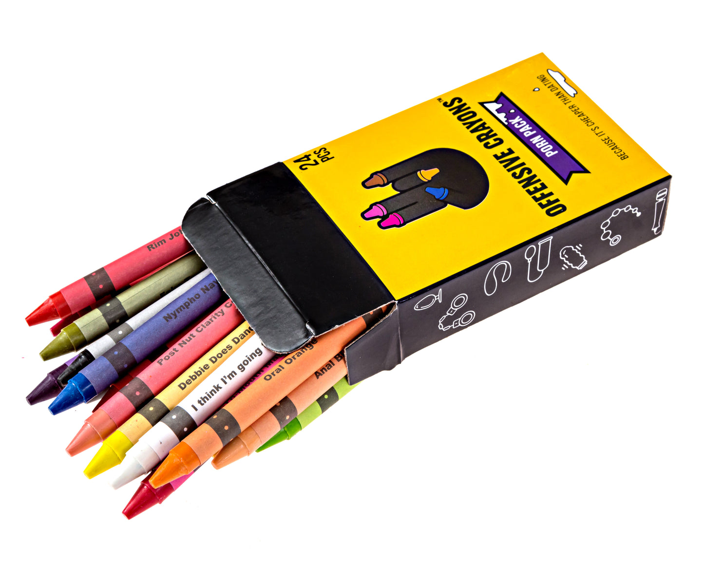 Adult crayons pack with colorful pencil crayon