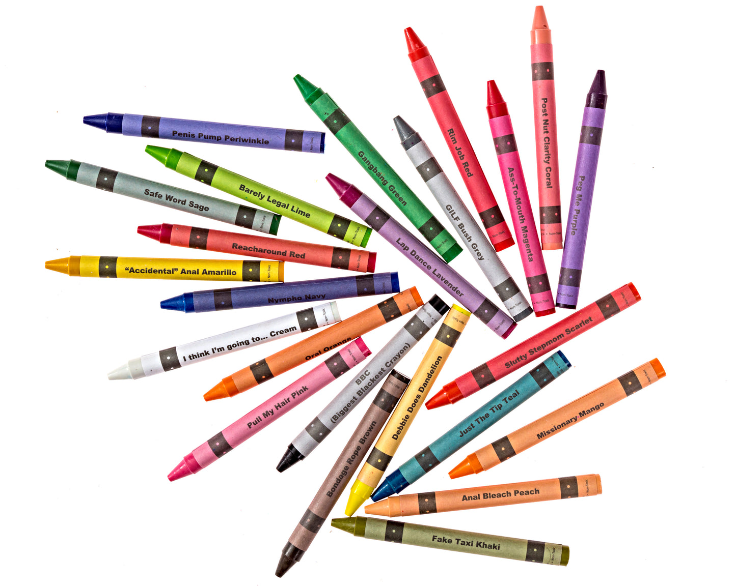 Adult crayons pack with colorful pencil crayon