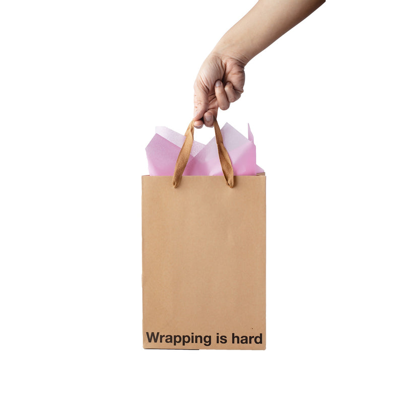 "Wrapping is hard" Gift Bag - Offensive Crayons