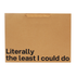 "Literally the Least I Could Do" Large Gift Bag - Offensive Crayons