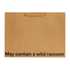 "May Contain a Wild Racoon" Large Gift Bag - Offensive Crayons