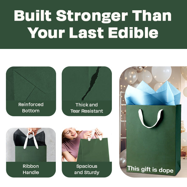 "This gift is dope" Funny Stoner Gift Bag - Offensive Crayons