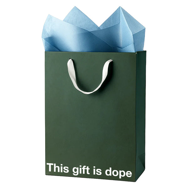 "This gift is dope" Funny Stoner Gift Bag - Offensive Crayons
