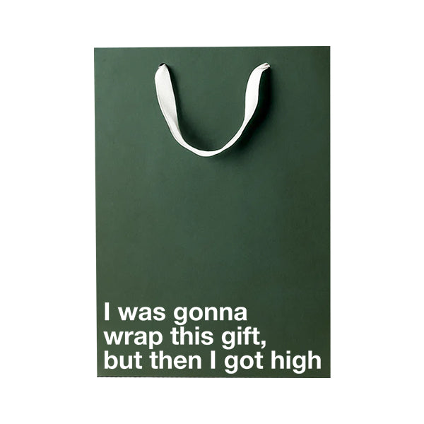 "But then I got high" Funny Stoner Gift Bag - Offensive Crayons