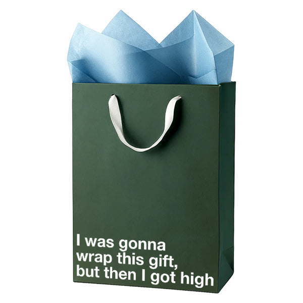 "But then I got high" Funny Stoner Gift Bag - Offensive Crayons