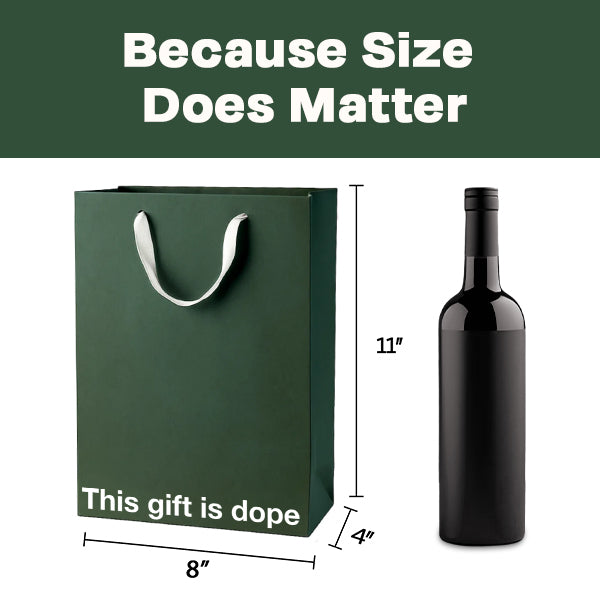 "This gift is dope" Funny Stoner Gift Bag - Offensive Crayons