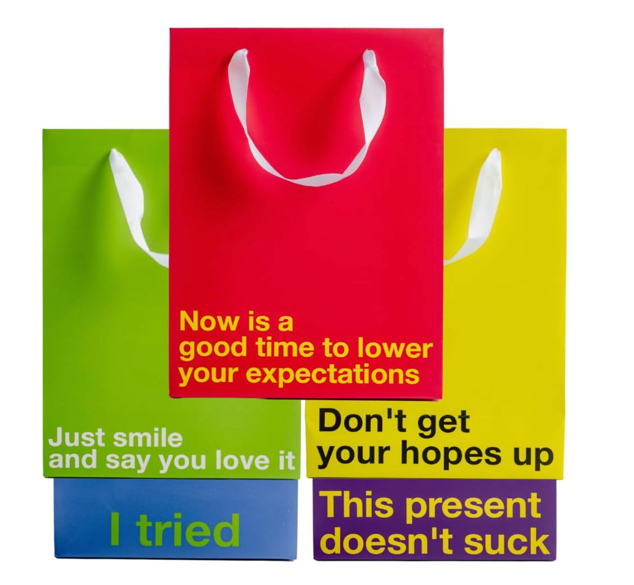 Colored Gift Bag Combo