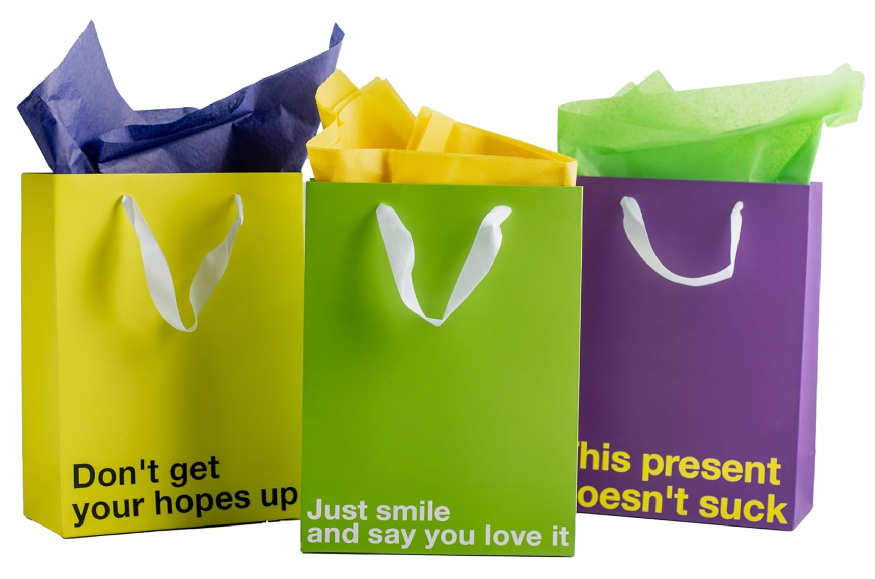 Colored Gift Bag Combo