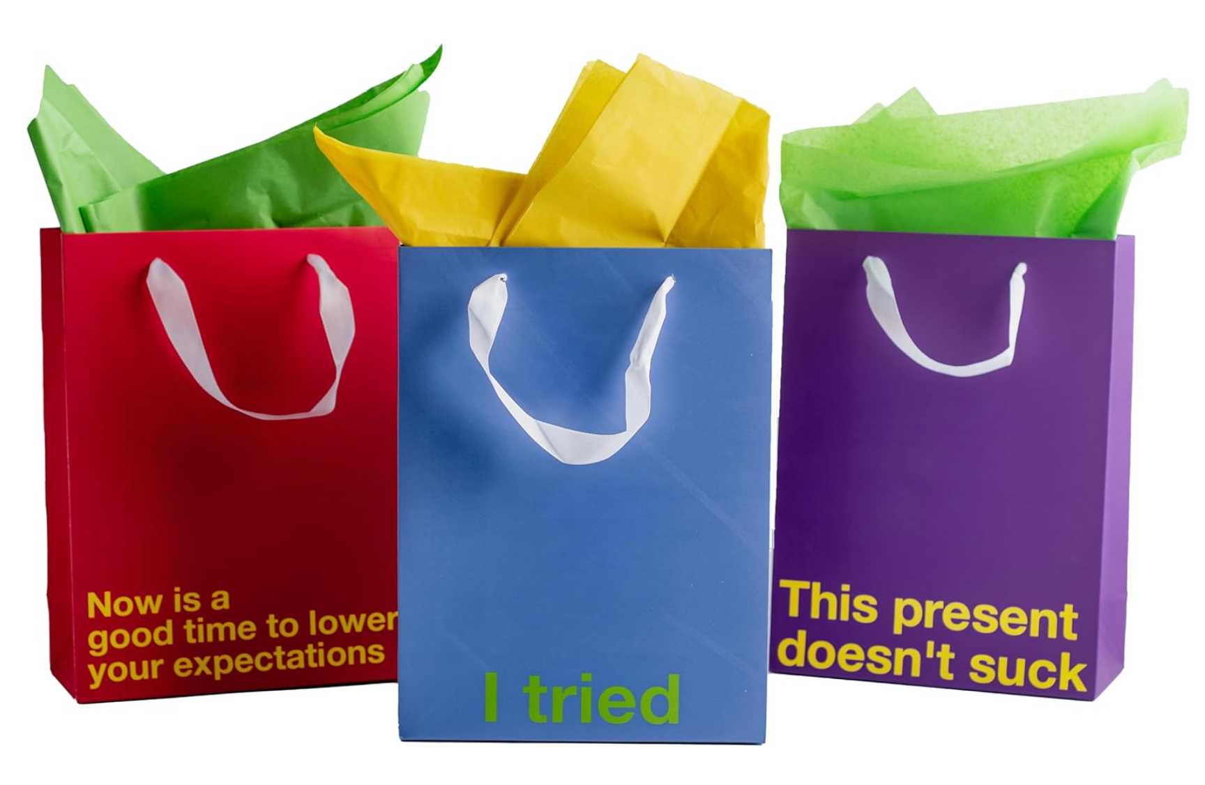 Colored Gift Bag Combo