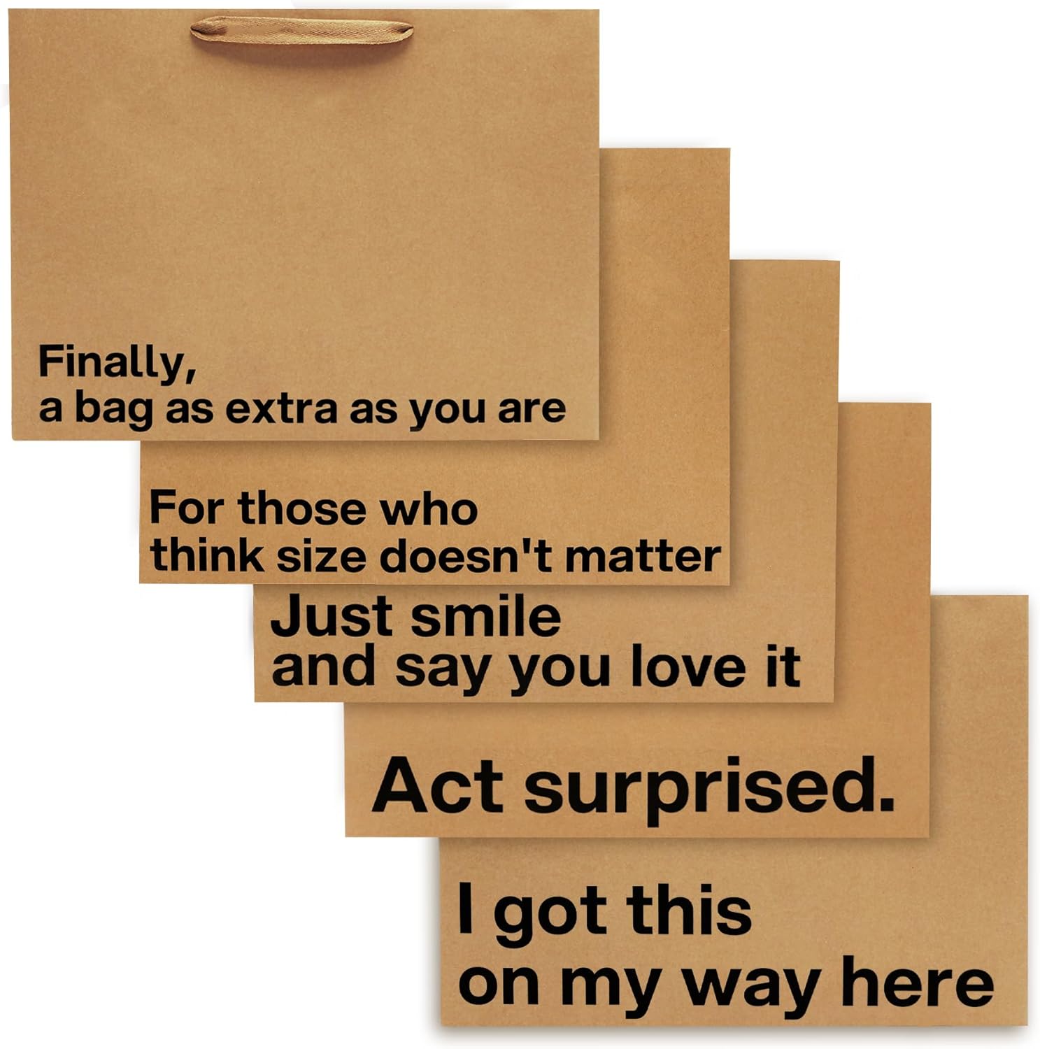 Large Funny Gift Bag Set #2 - Offensive Crayons
