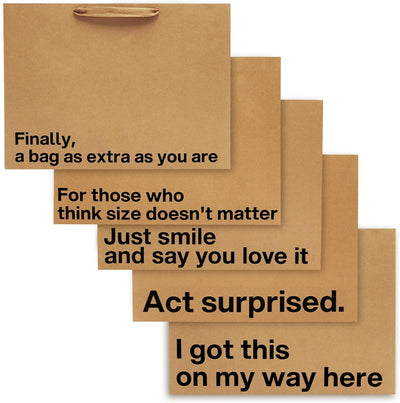 Large Funny Gift Bag Set #2 - Offensive Crayons