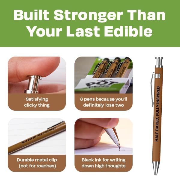 3pc Stoner Pen Set - Offensive Crayons
