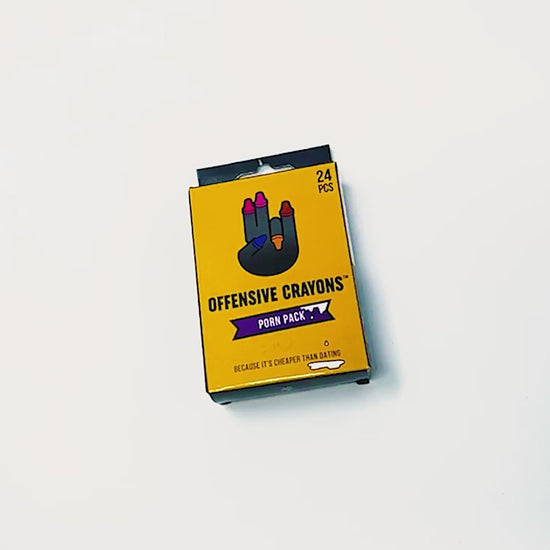 Adult crayons pack with colorful pencil crayon