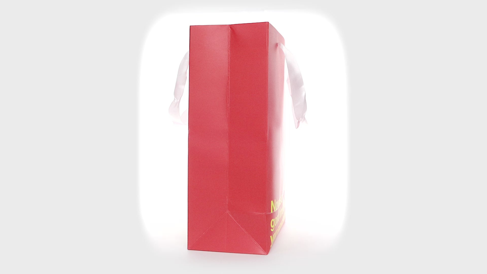 "Lower Your Expectations" Red gift bag – Funny kraft gift bag for adults.