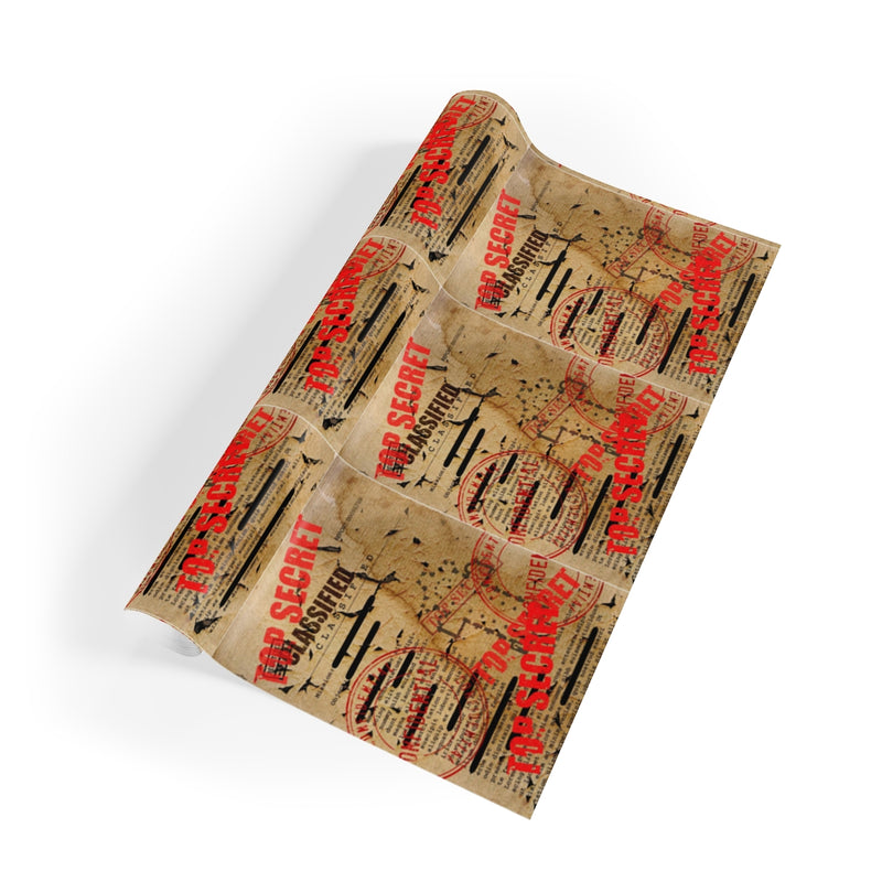 Top Secret Government Wrapping Paper (V1) - Offensive Crayons