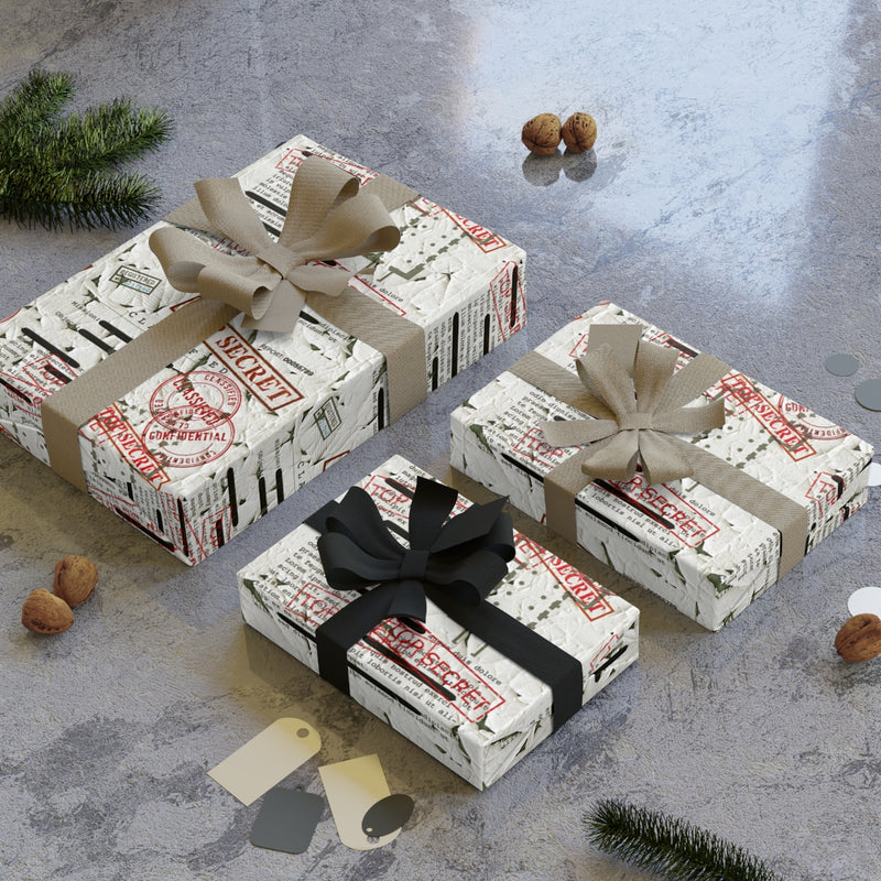 Top Secret Government Wrapping Paper (V2) - Offensive Crayons