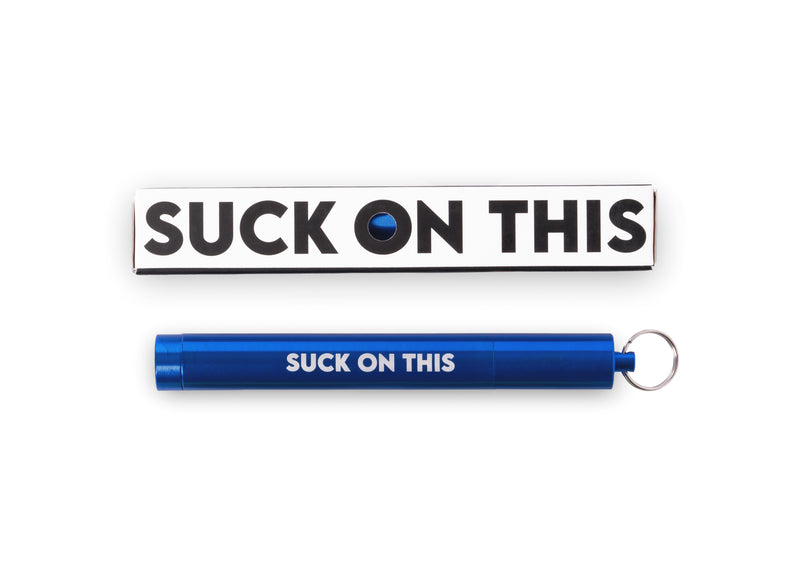 "Suck On This" Straw (individual units) - Offensive Crayons