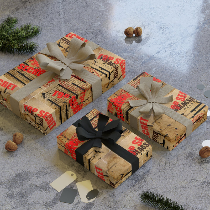 Top Secret Government Wrapping Paper (V1) - Offensive Crayons