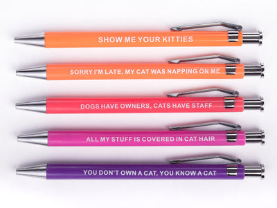 PRE-ORDER Cat People Pens - Offensive Crayons