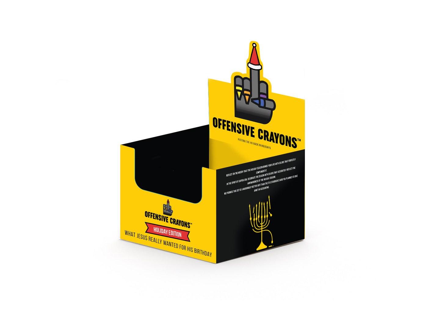 Holiday Edition retail display stand for product showcase