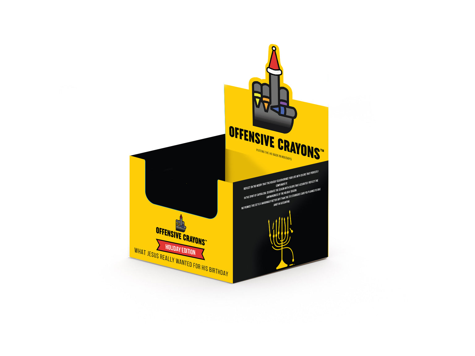 Holiday Edition retail display stand for product showcase