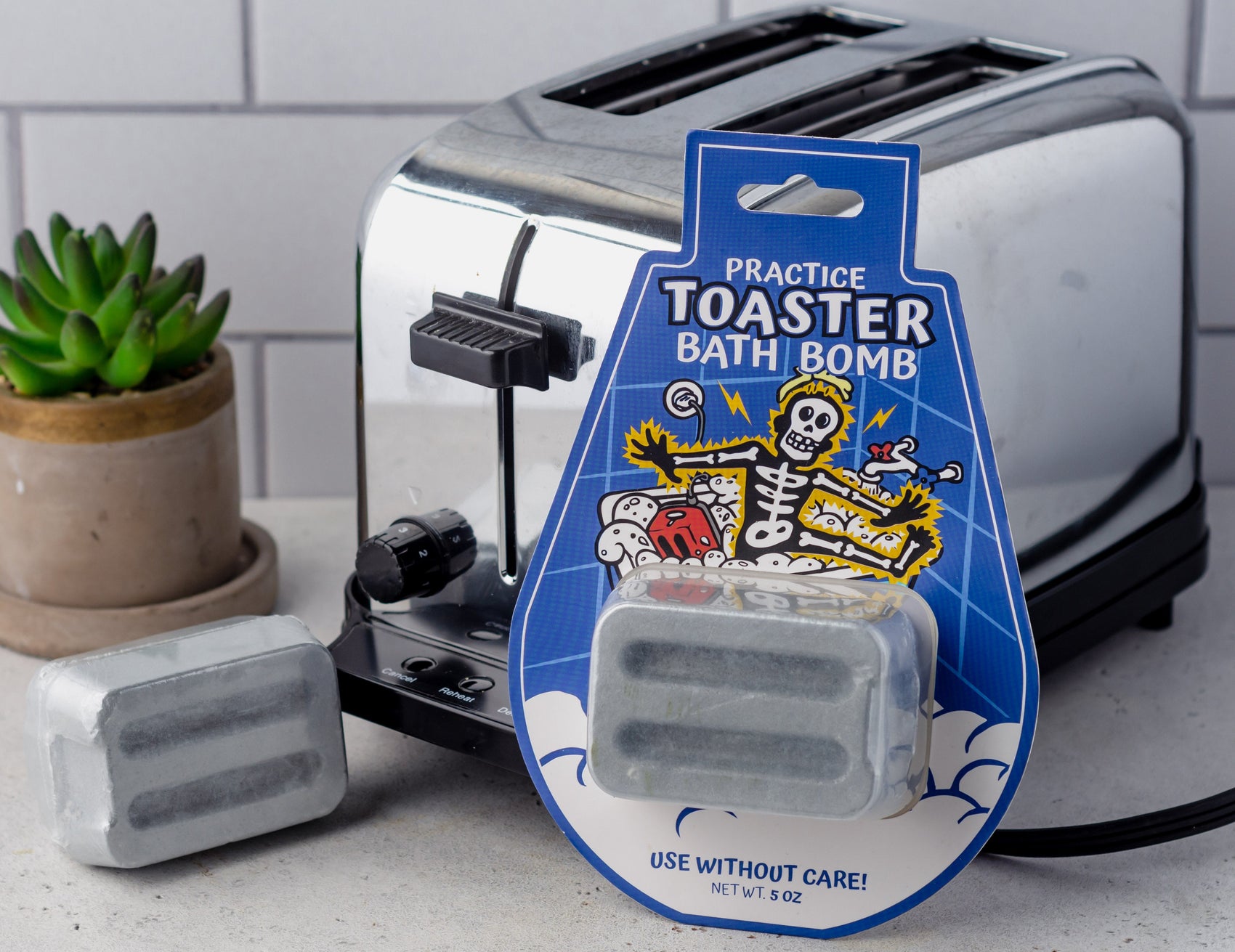 Toaster Bath Bomb for funny and unique bath gifts