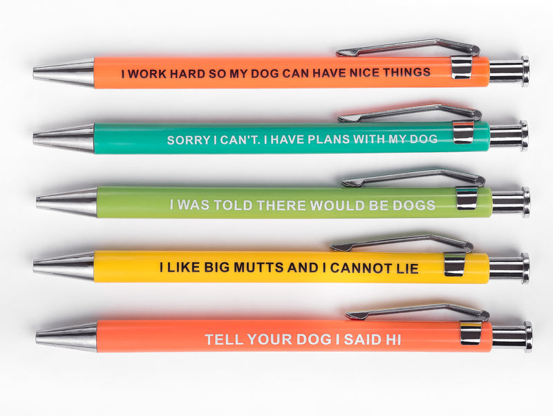 PRE-ORDER Dog People Pens - Offensive Crayons