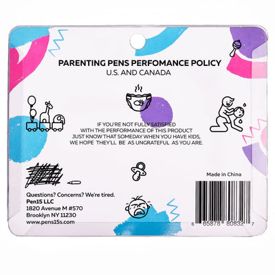 PRE-ORDER Parenting Pens - Offensive Crayons