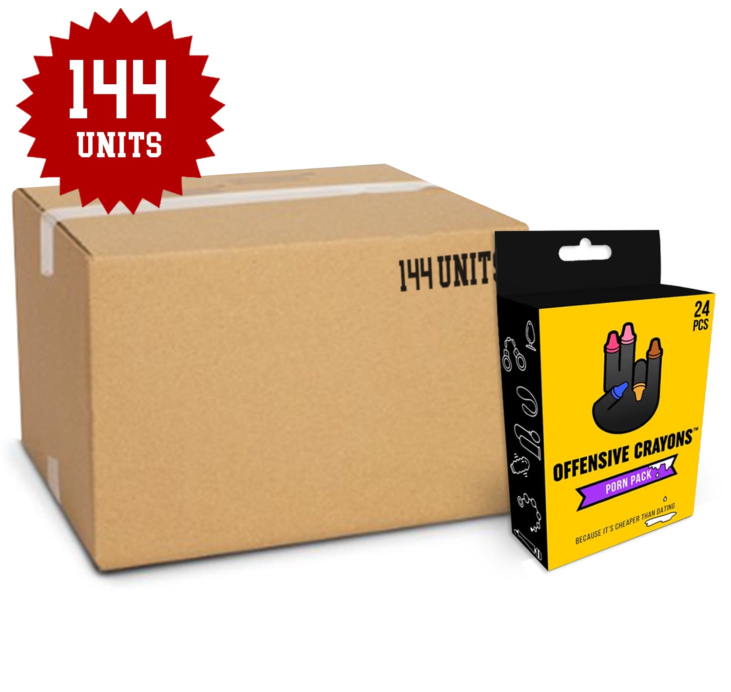 Porn Pack, 144 pc case
