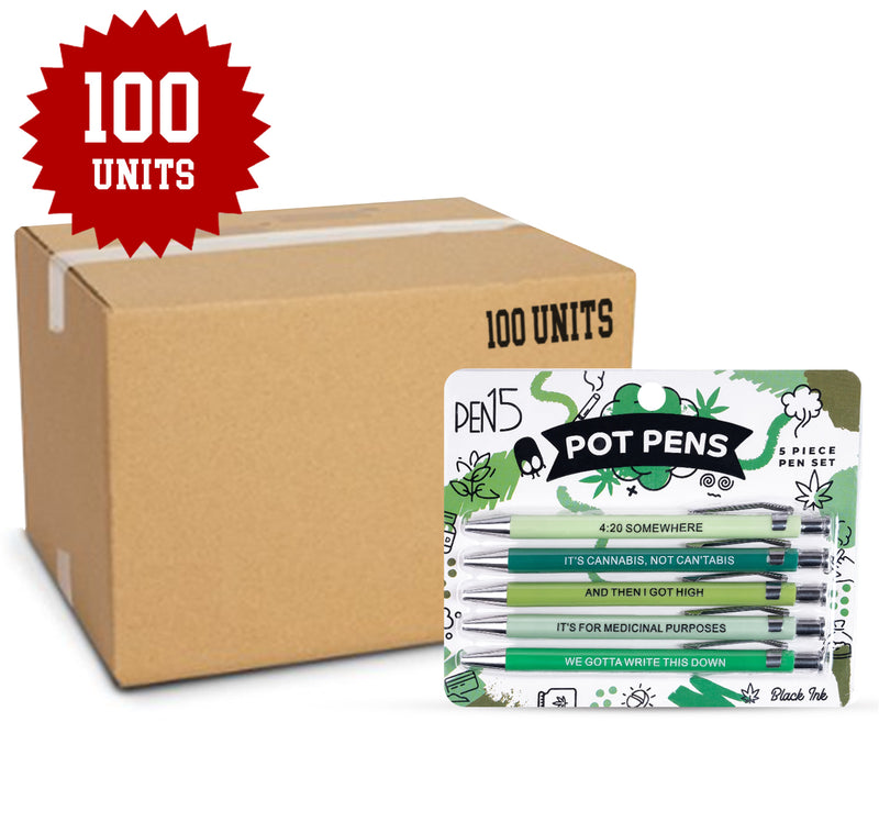 Pot Pen, 100 pc case - Offensive Crayons
