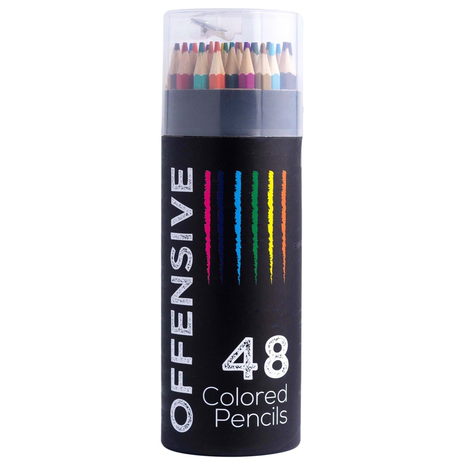 Offensive Colored Pencils, a Funny Gag Gift, Makers of Offensive Crayons,  Adult Coloring, Relaxing, Art Therapy, Back to School, Teacher 