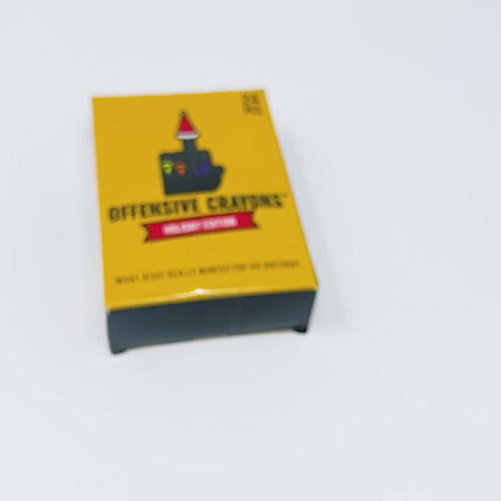 Holiday Edition crayons in assorted colors, ideal for adult coloring and holiday crafts.