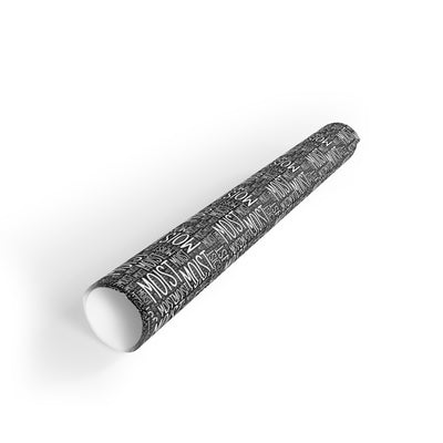 MOIST Wrapping Paper [Black] - Offensive Crayons